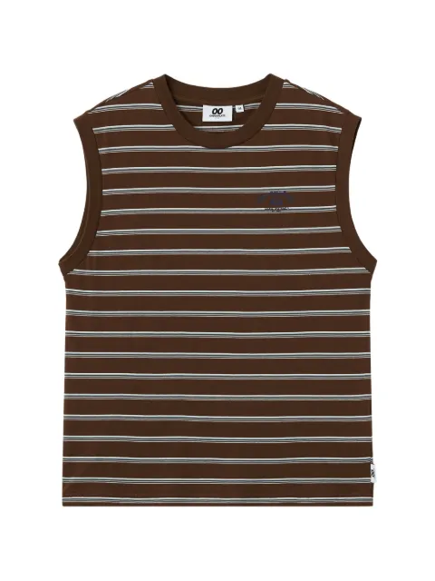 CHOCOOLATE stripe-pattern vest Brown B1XVTW01114X
