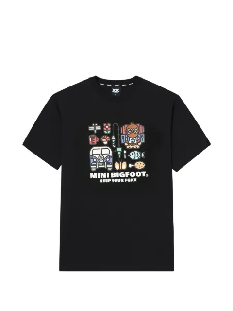 FINGERCROXX crew-neck T-shirt Black FFXTEM01347X