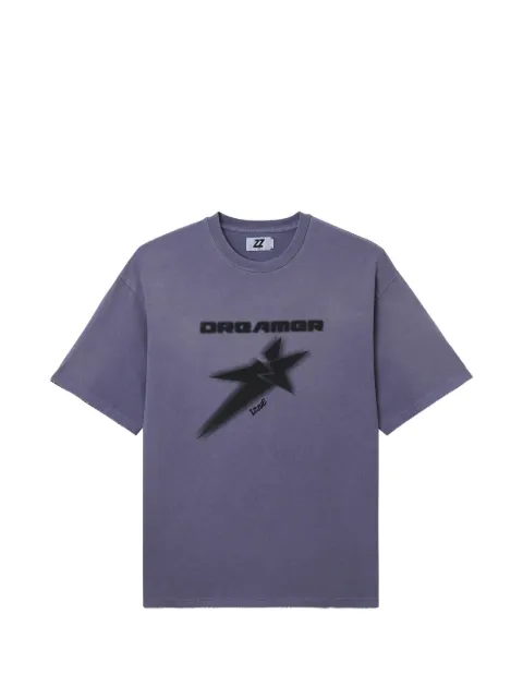 izzue graphic-print cotton T-shirt Purple IZXTEM00441X
