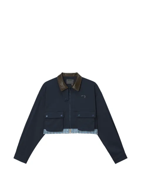 Musium Div. flap-pocket jacket Blue MMULJW01211X