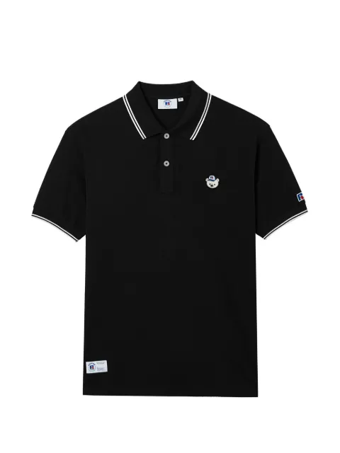 CHOCOOLATE short-sleeves polo shirt Black B1XPOM00778X