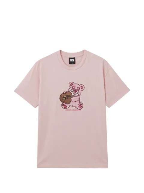 FINGERCROXX crew-neck T-shirt Pink FFXTEW01396X