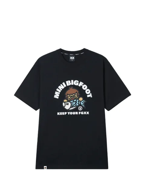 FINGERCROXX printed T-shirt Black FFXTEM01345X