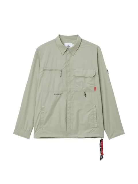 izzue chest-pocket shirt jacket Neutrals IZXSJM00606X