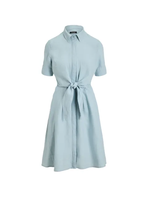 Lauren Ralph Lauren tie-waist midi dress Blue 200978757004