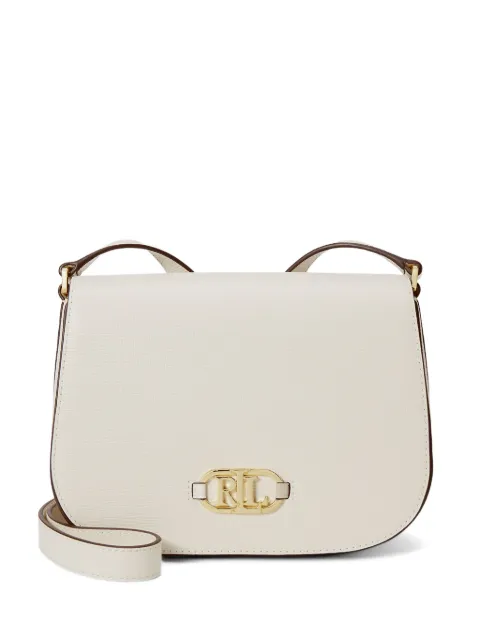 Lauren Ralph Lauren logo-plaque crossbody bag White 431978783006