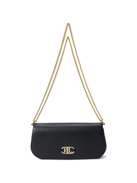 Lauren Ralph Lauren chain logo shoulder bag Black 431978782002