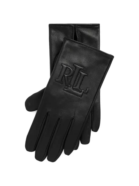 Lauren Ralph Lauren logo-embossed gloves Black 454P04268001
