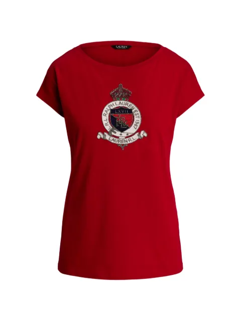 Lauren Ralph Lauren graphic short-sleeves T-shirt Red 200955438003