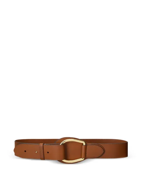 Lauren Ralph Lauren buckle leather belt Brown 412897548001
