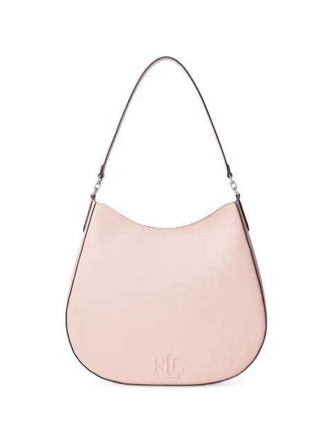 Lauren Ralph Lauren logo-plaque shoulder bag Pink 431P07285007