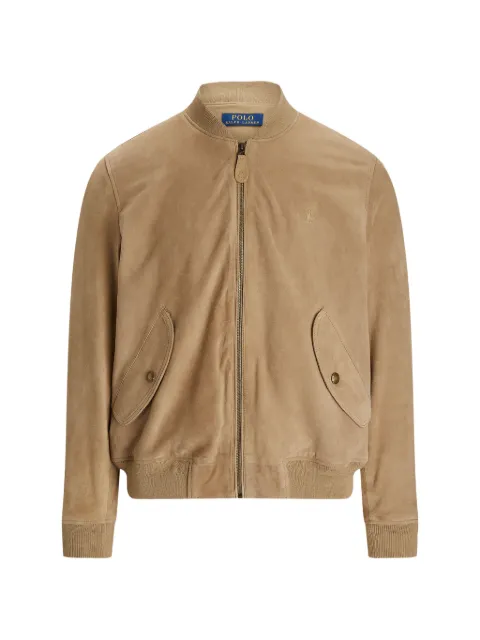 Polo Ralph Lauren suede bomber jacket Neutrals 710965153001