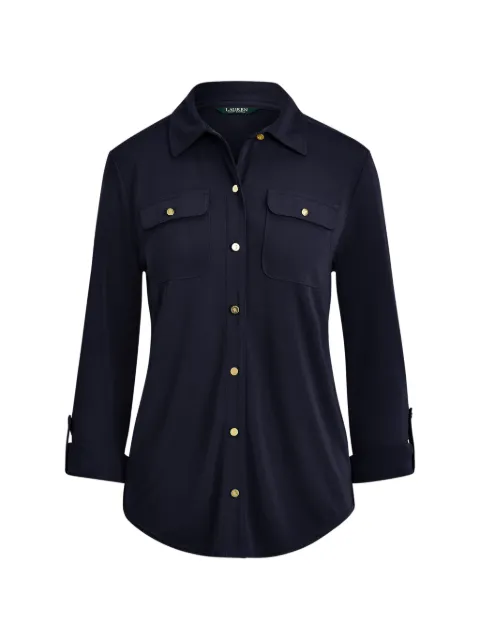 Lauren Ralph Lauren buttoned pocket shirt Blue 200980926002