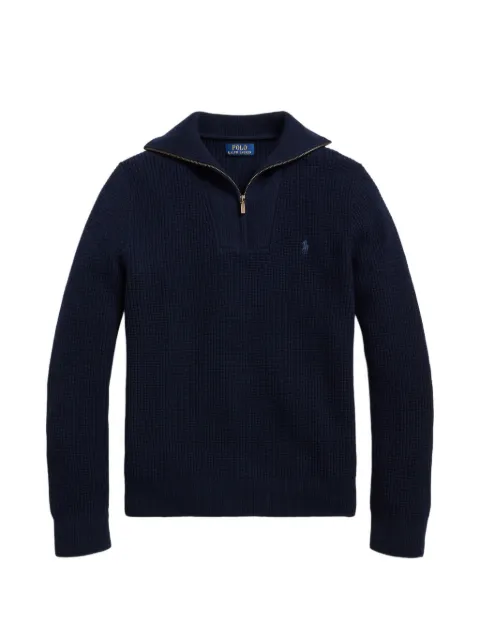 Polo Ralph Lauren zip knit sweater Blue 710P02679001