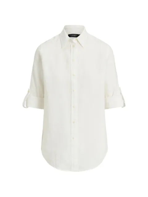 Lauren Ralph Lauren roll-tab sleeve shirt Neutrals 200P11540