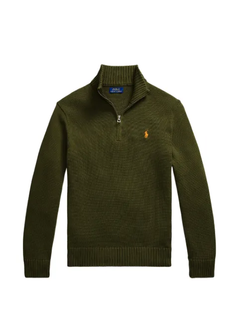 Polo Ralph Lauren half-zip long-sleeve sweater Green 710937637500