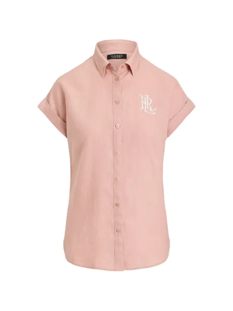 Lauren Ralph Lauren logo-embroidered shirt Pink 200974763