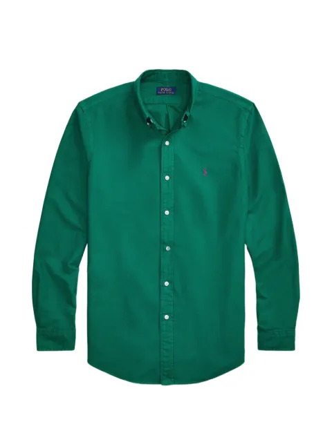 Polo Ralph Lauren button-up long-sleeved shirt Green 710805564036