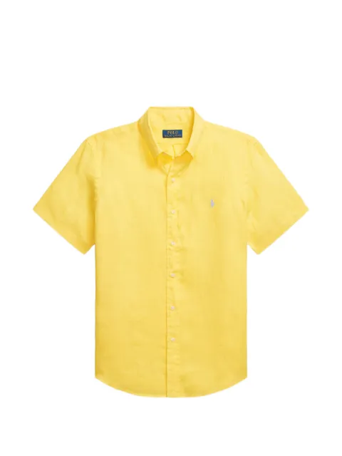 Polo Ralph Lauren short-sleeve button-down shirt Yellow 710966293018