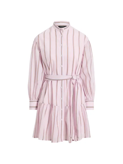 Lauren Ralph Lauren striped tiered dress Pink 200P10913