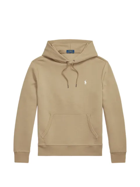 Polo Ralph Lauren logo-embroidered drawstring hoodie Neutrals 710883335030