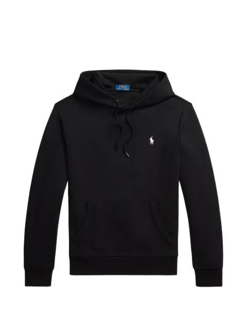 Polo Ralph Lauren logo-embroidered drawstring hoodie Black 710883335022