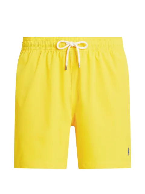 Polo Ralph Lauren drawstring-waist logo-embroidered swim shorts Yellow 710967450010