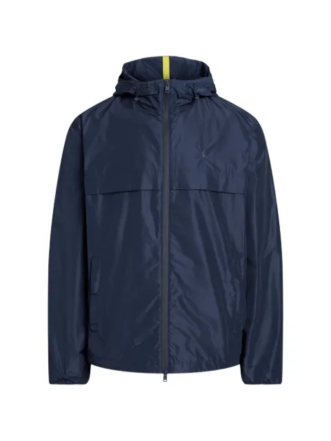 Polo Ralph Lauren hooded logo-embroidered lightweight jacket Blue 710941658002