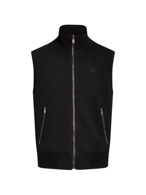 Polo Ralph Lauren logo-embroidered reversible gilet Black 790841350004