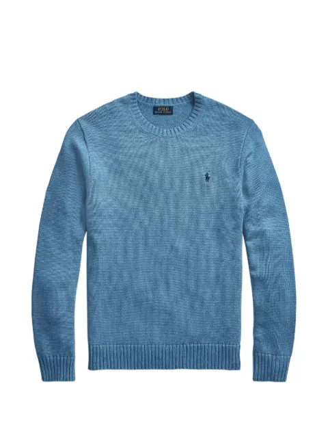 Polo Ralph Lauren embroidered-logo sweater Blue 710884460003