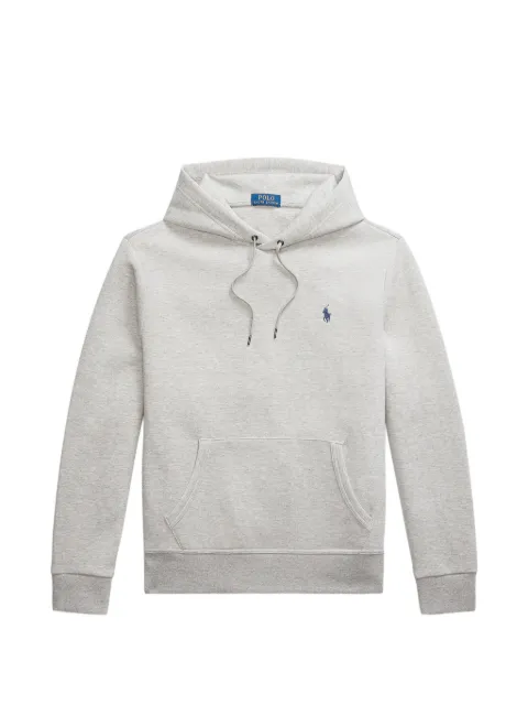 Polo Ralph Lauren logo-embroidered drawstring hoodie Grey 710883335023