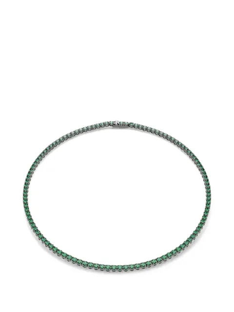 Swarovski Matrix crystal-embellished tennis necklace Silver 5743472