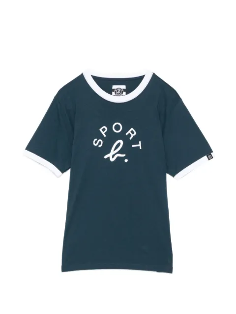 SPORT b. by agnès b. Arch logo-print T-shirt Blue 1409QF5X