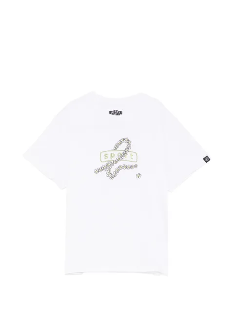 SPORT b. by agnès b. FLOWER ARCH T-shirt White 1698QF6I