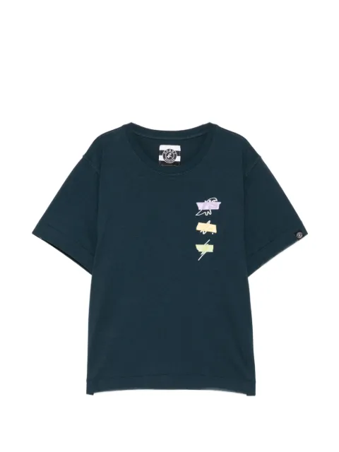 SPORT b. by agnès b. logo T-shirt Green 1531QE4Q