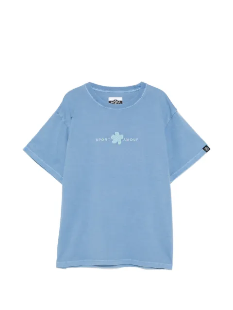 SPORT b. by agnès b. logo-print cotton T-shirt Blue 1698QF7A