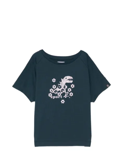 SPORT b. by agnès b. TEXTURE DINO T-shirt Blue 1593QF6E
