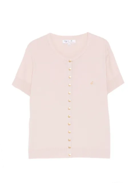 agnès b. Swing cardigan Pink EBT2J155