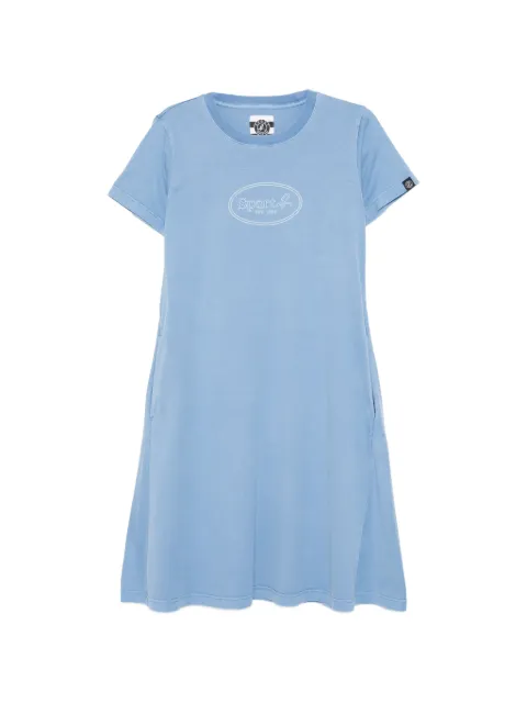SPORT b. by agnès b. dyed short-sleeves mini dress Blue R453QF7W