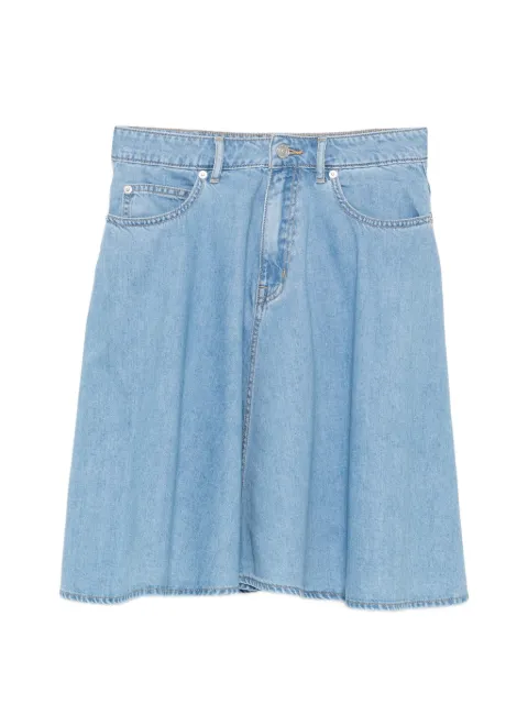 SPORT b. by agnès b. A-line denim skirt Blue K327QUC6