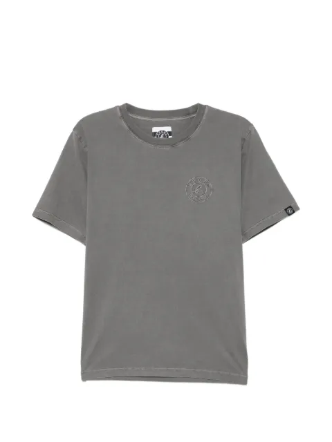 SPORT b. by agnès b. logo-embroidered cotton T-shirt Grey 1409QF8J