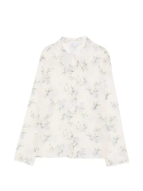 agnès b. floral-print shirt Neutrals C087IDX1