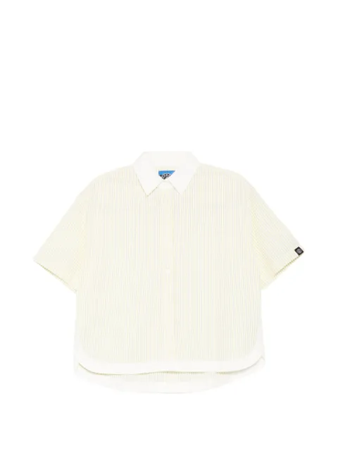 SPORT b. by agnès b. Seersucker striped shirt Yellow C715QR89