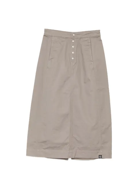 SPORT b. by agnès b. side-slash twill skirt Neutrals K294QUC3