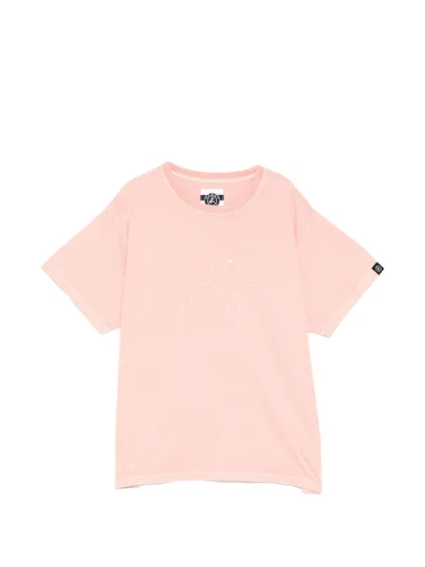 SPORT b. by agnès b. dinosaur-embroidered short-sleeves T-shirt Pink 1698QF8A