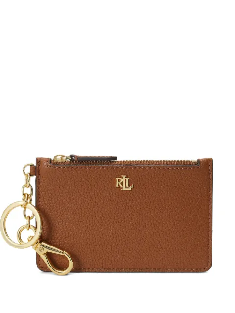 Lauren Ralph Lauren keyring zip wallet Brown 432860113