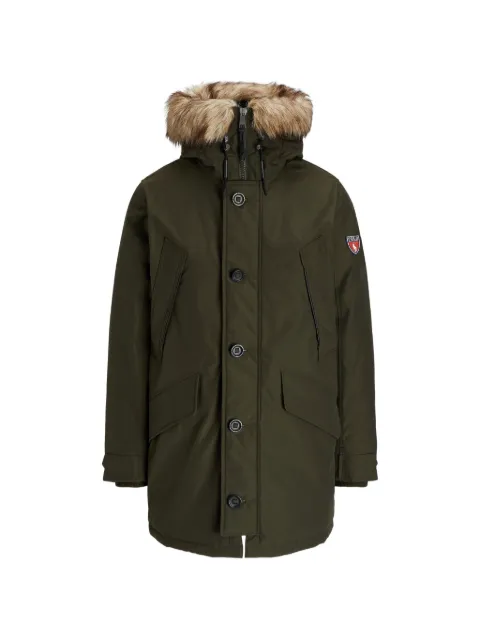 Polo Ralph Lauren fur-trim hooded jacket Green 710953350004