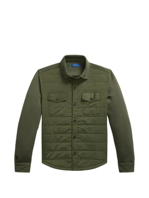 Polo Ralph Lauren quilted-panel shirt Green 710B15696001