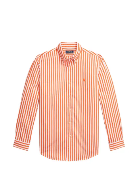 Polo Ralph Lauren striped long-sleeved shirt Orange 710945056008
