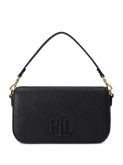 Lauren Ralph Lauren embossed-logo shoulder bag Black 431978774